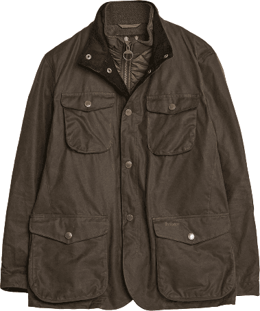 Barbour Ogston Wax Jacket - Olive