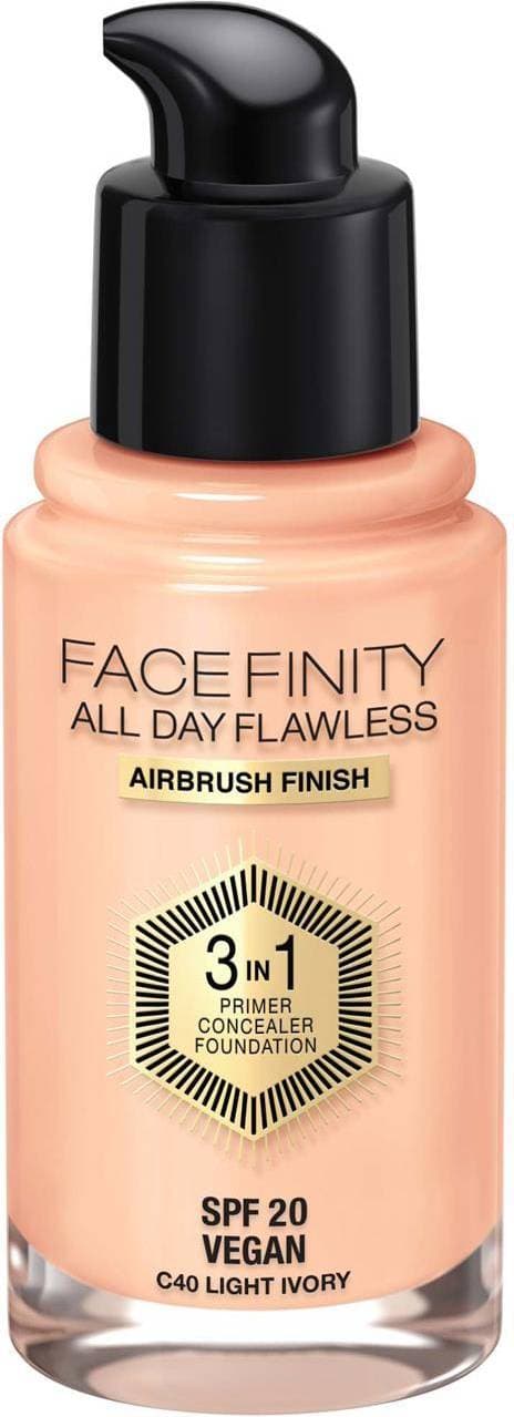Max Factor Facefinity All Day Flawless 3 in 1 Foundation SPF20 #40 Light Ivory