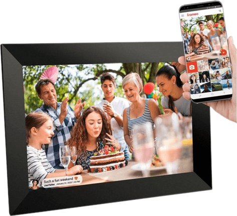 Lippa Digital Picture Frame 10 Inch Black