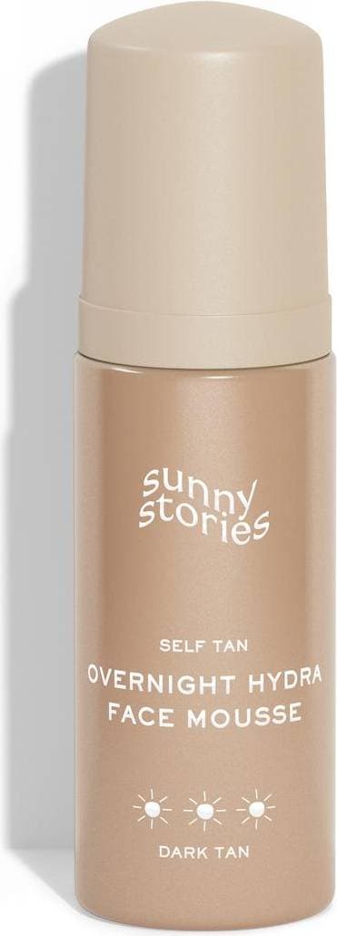 Sunny Stories Self Tan Overnight Hydra Face Mousse Light Tan 50ml