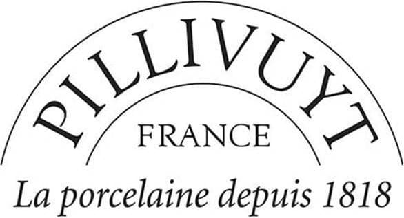 Pillivuyt Bastian 90 x 60 cm Vit/Fungi Kökshandduk Brun, Vit