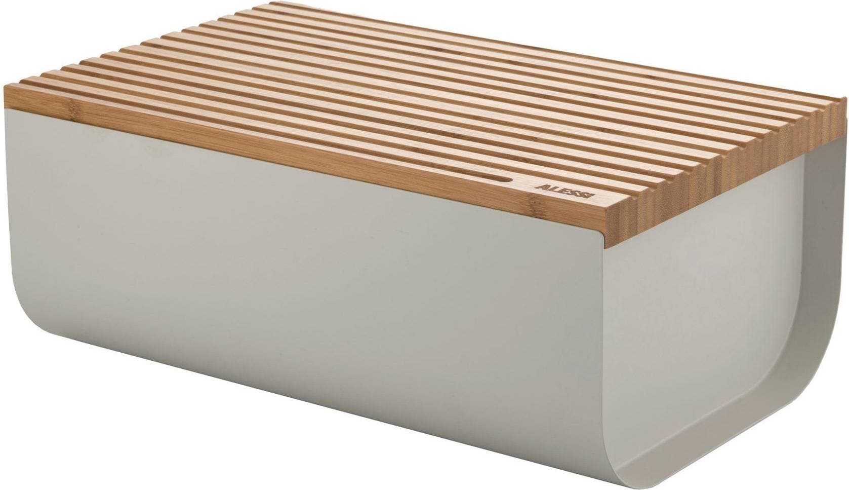 Alessi Mattina 34 cm Varm Grå Bambu Brödlåda