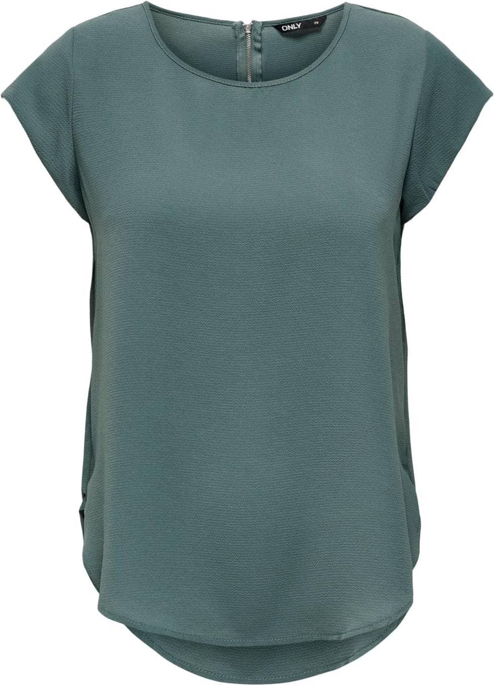 Only Vic Loose Short Sleeve Top - Green/Balsam Green