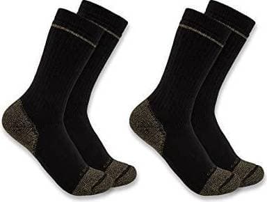 Carhartt Medeltunga Tåstrumpor Cotton Blend Steel Toe Boot Sock - Black