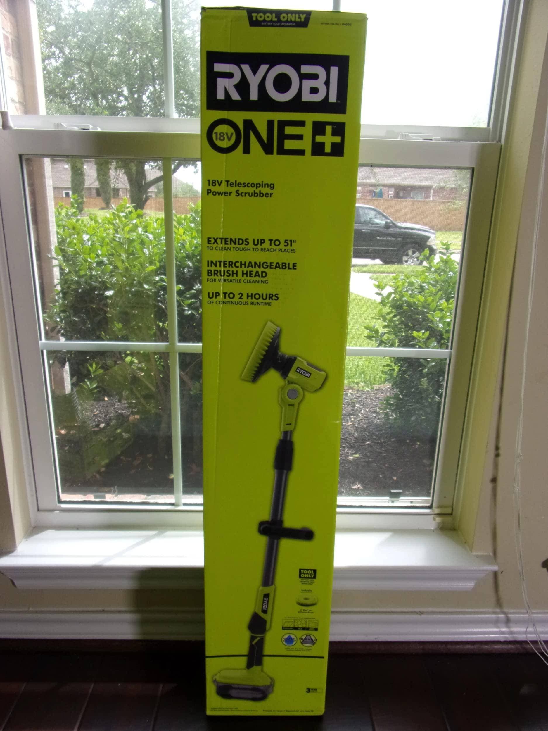 Ryobi 18-Volt ONE+ Sladdlöst Teleskopande Power Scrubber P4500