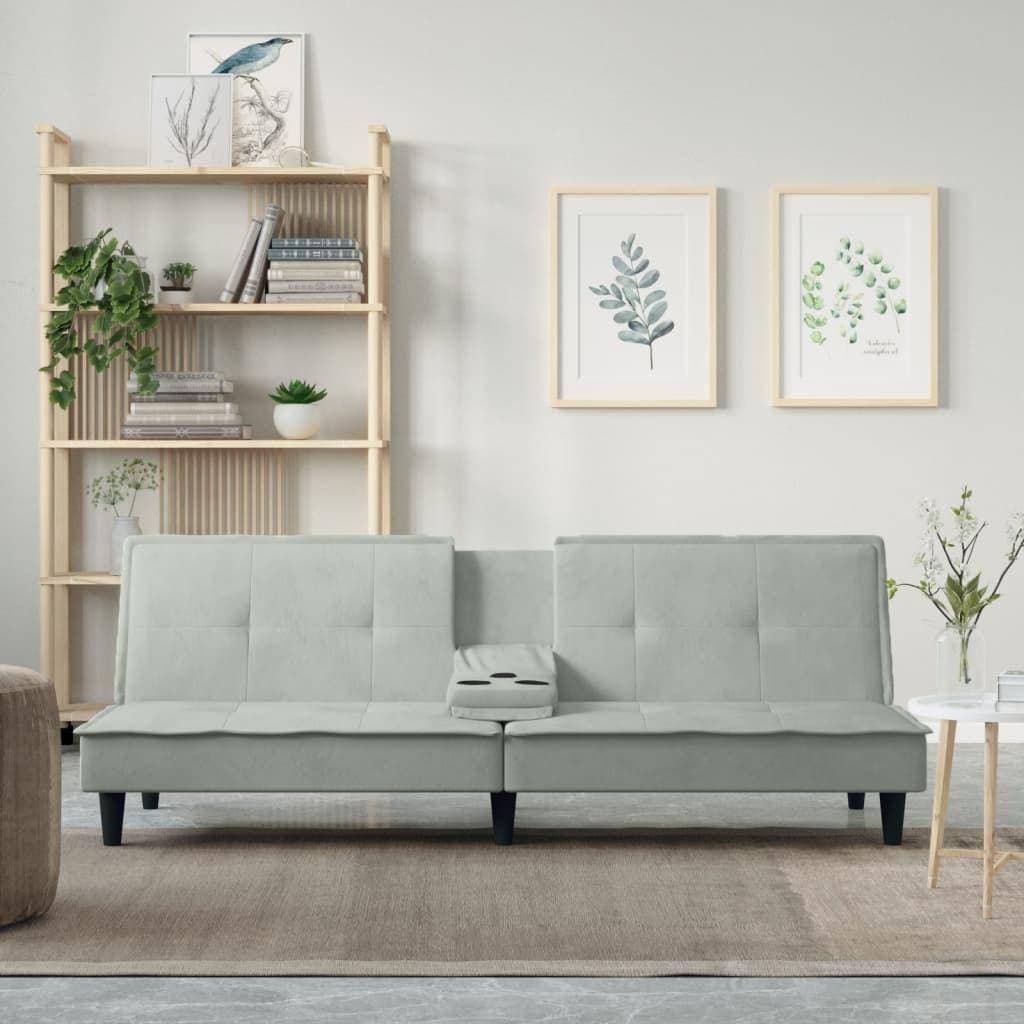 vidaXL ljusgrå Soffa 3-sits