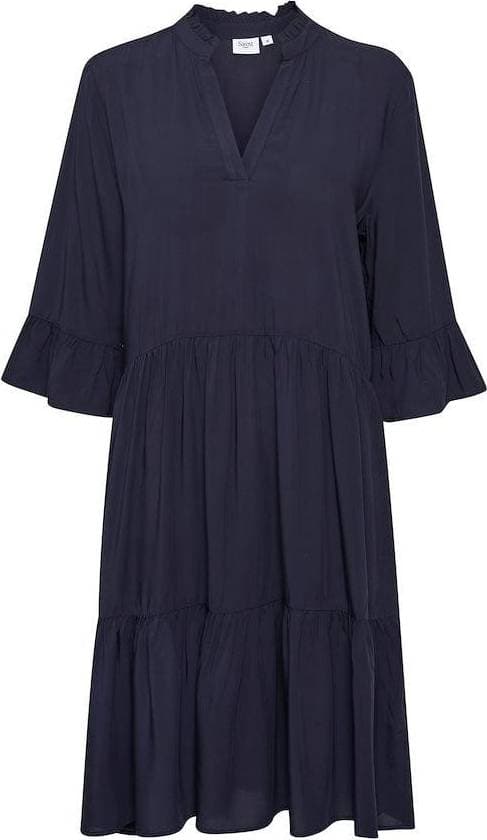 Saint Tropez Edasz Solid Dress - Blue Deep
