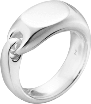 Georg Jensen Reflect Signet Ring - Silver