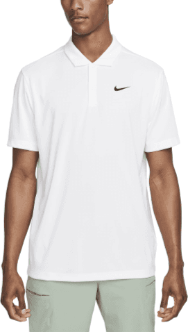 Nike Men's Court Dri-FIT Tennis Polo Shirt - White/Black