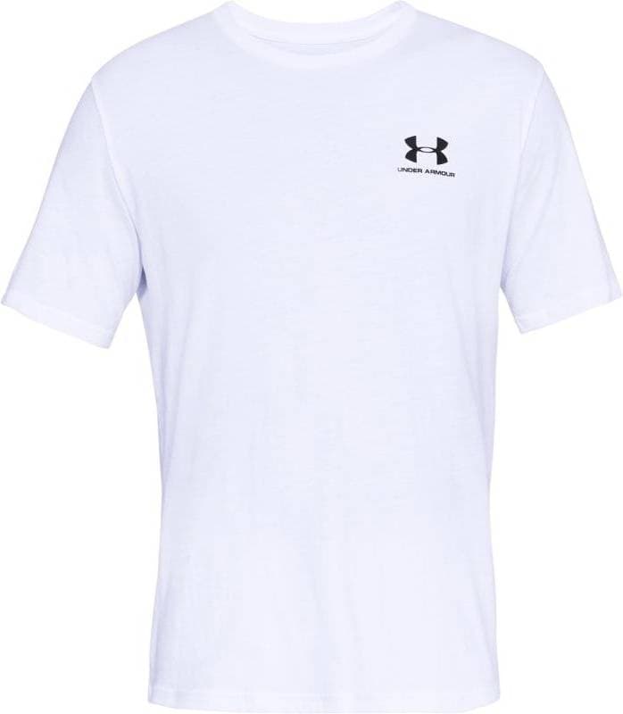 Under Armour Left Chest Logo Short Sleeve Men's - White/Black