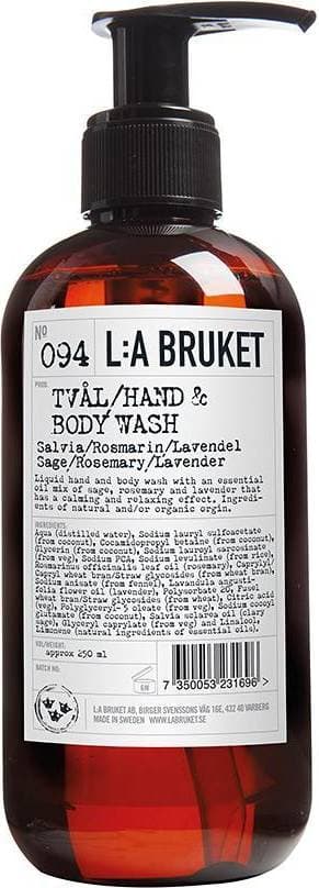 L:A Bruket 094 Hand & Body Wash Salvia Rosmarin Lavendel 250ml