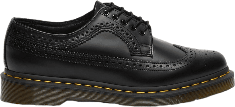 Dr. Martens 3989 Smooth Leather Brogue Shoes - Black