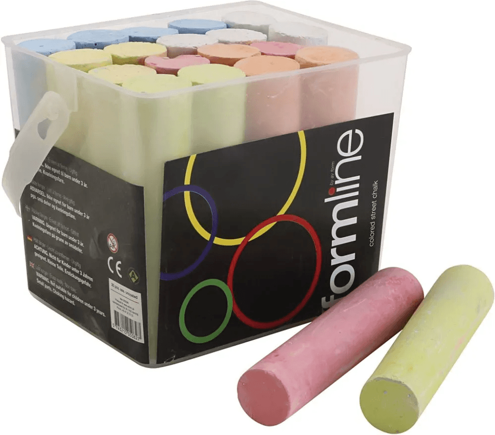 Creativ Company Gatukritor, mixade färger, 20 st. 1 förp