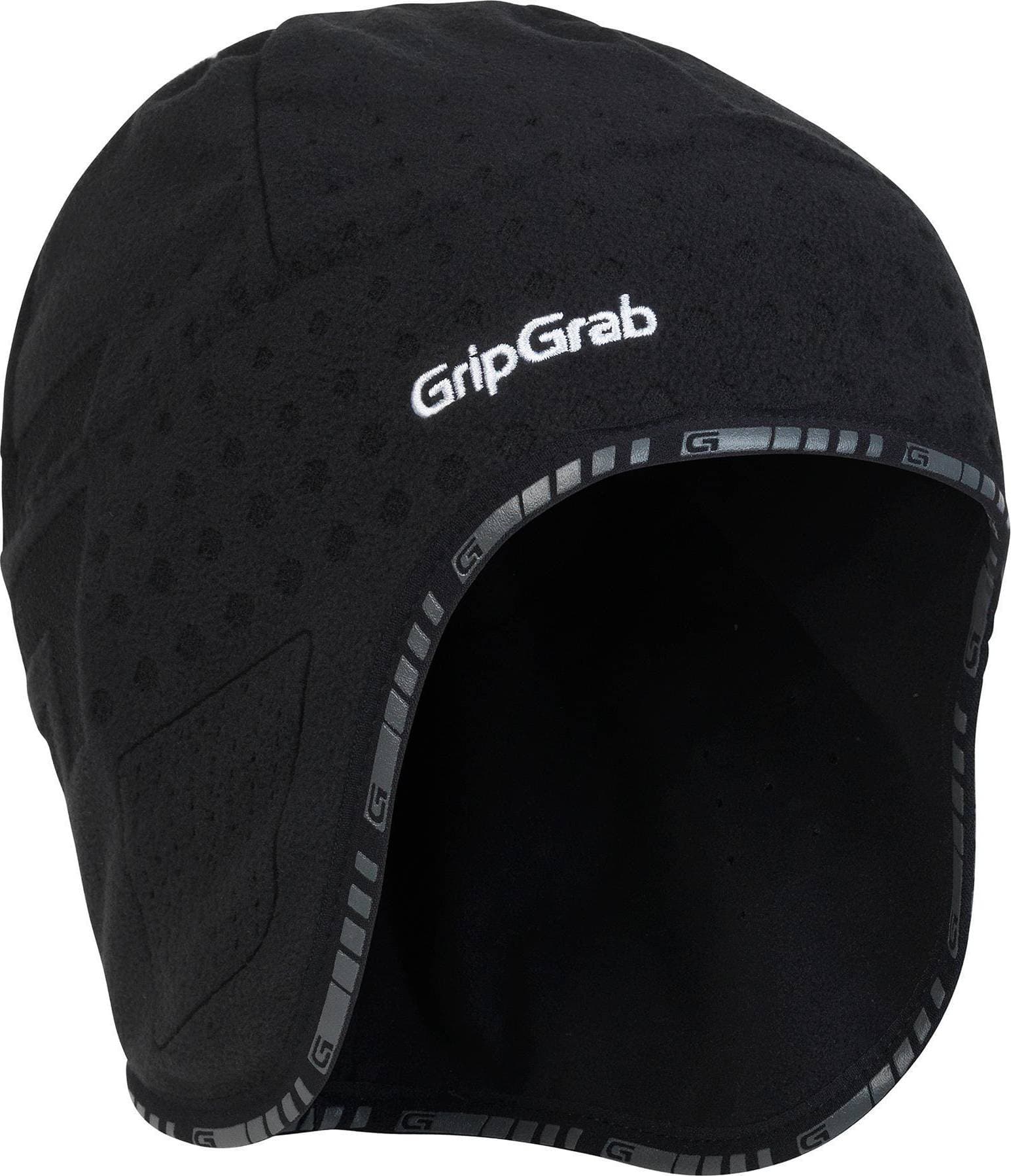GripGrab Aviator Windproof Deep Winter Skull Cap - Black