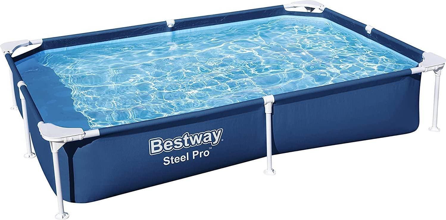 Bestway Steel Pro Frame Rectangular Pool 2.21x1.50x0.43m