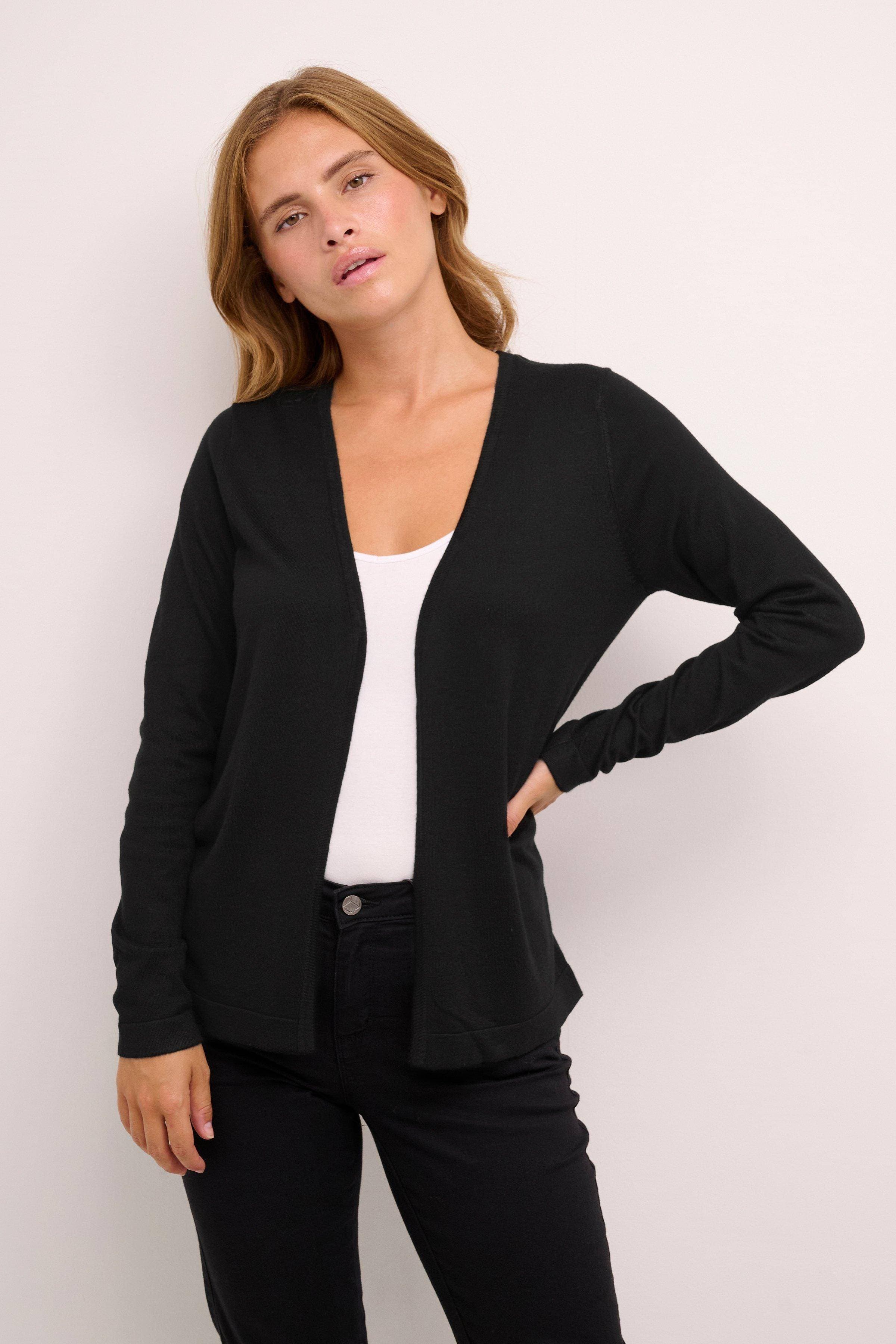 Kaffe KAfenia Cardigan Svar av 80% Viskos, 20% Nylon, för Dam