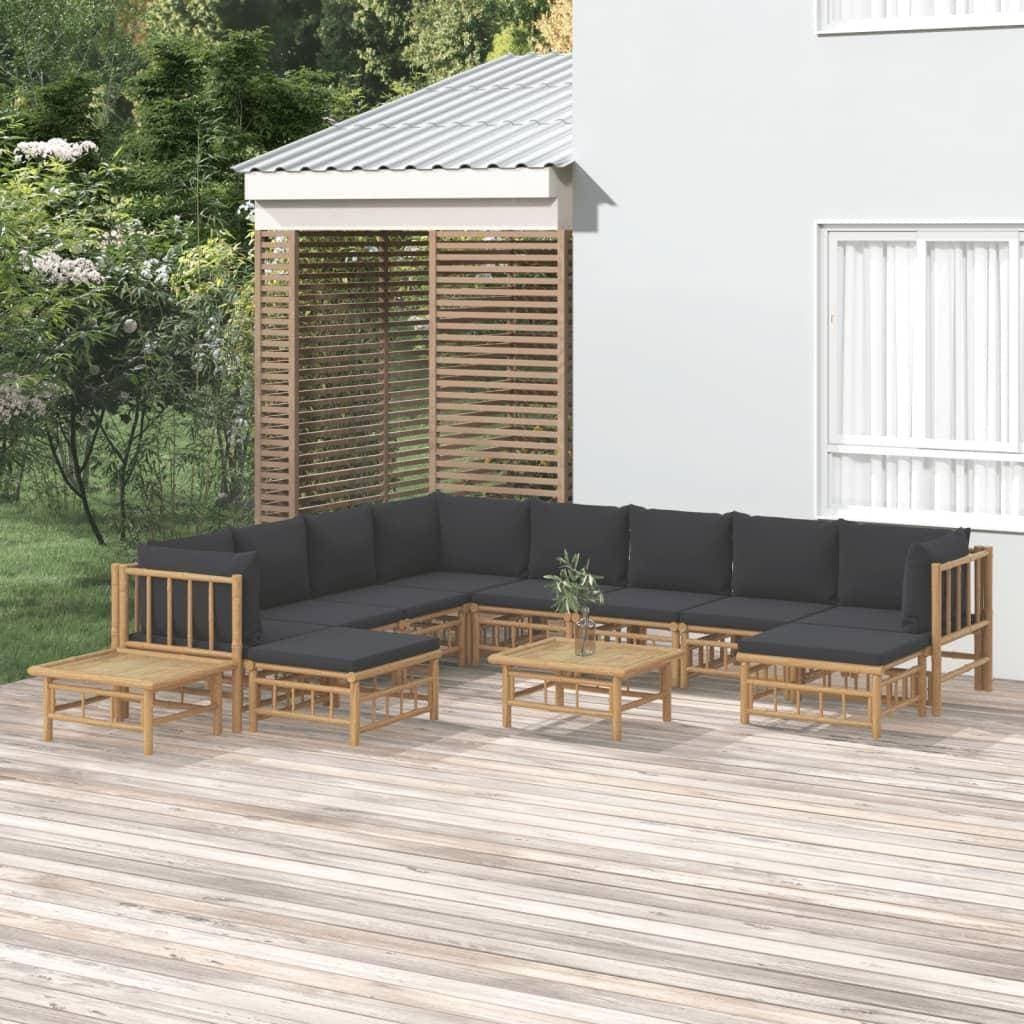 vidaXL 12 delar Loungeset