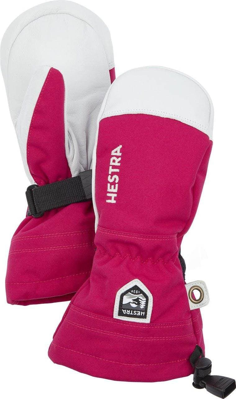 Hestra Jr Army Leather Heli Ski - Fuchsia (30561-930)