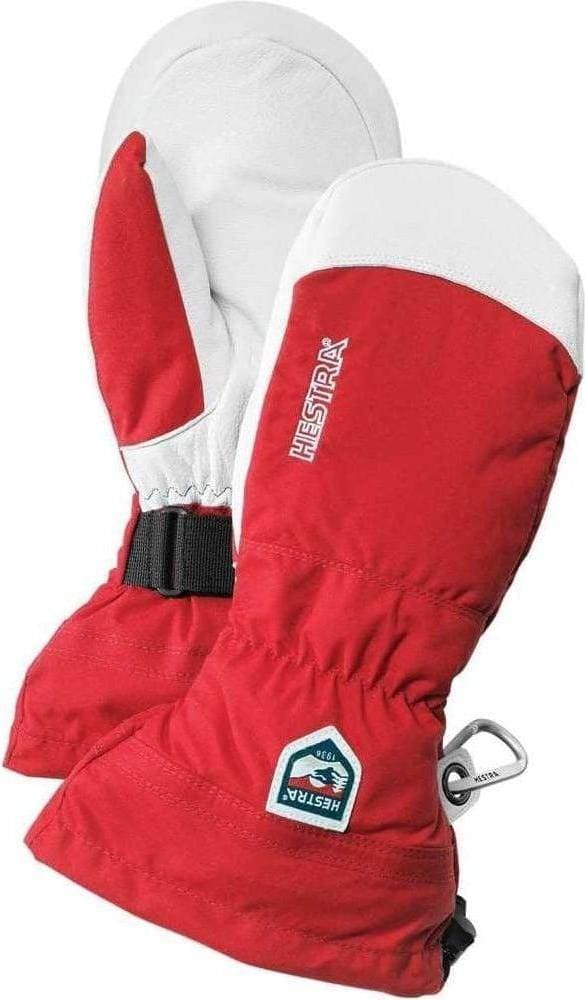 Hestra Jr Army Leather Heli Ski - Red (30561-560)