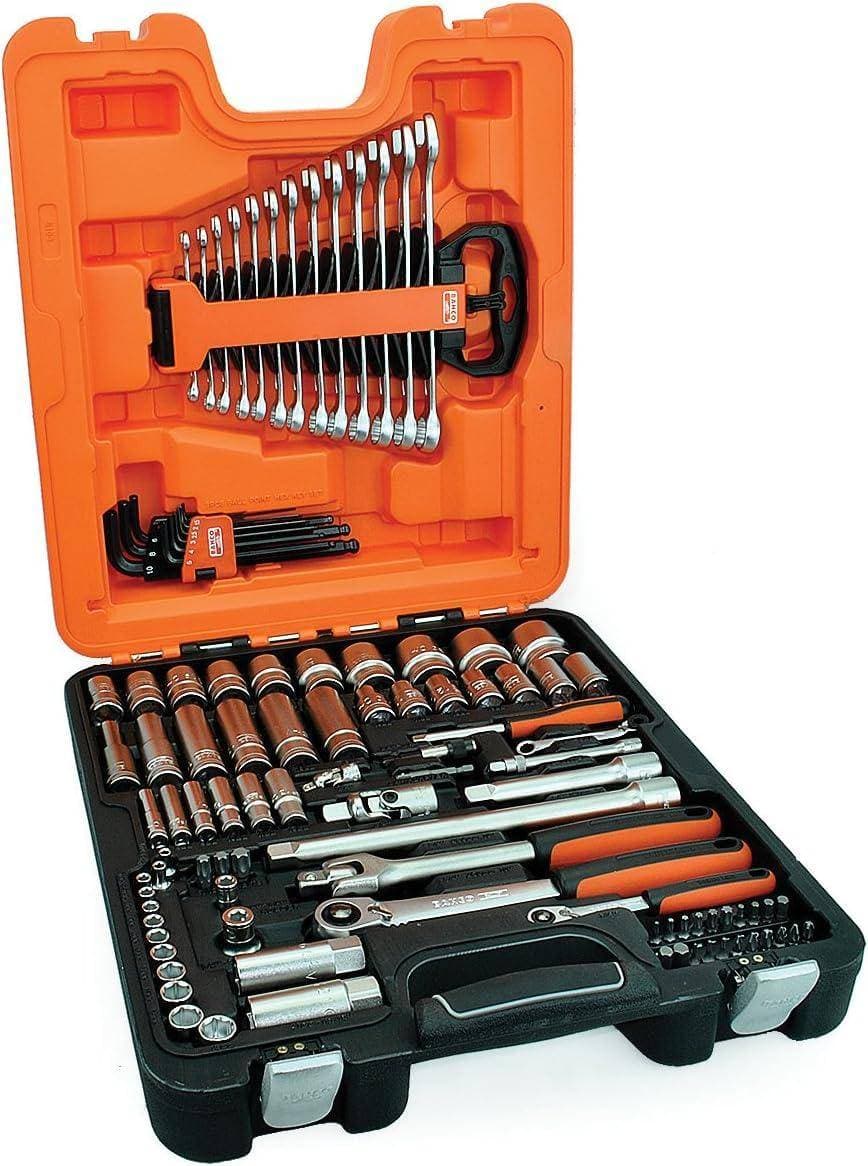 Bahco S103 Square Drive Socket Set with Combination Spanner Skiftnyckel