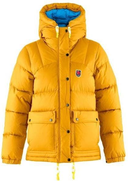 Fjällräven Women's Expedition Down Lite Jacket, XS, Mustard Yellow-Un Blue