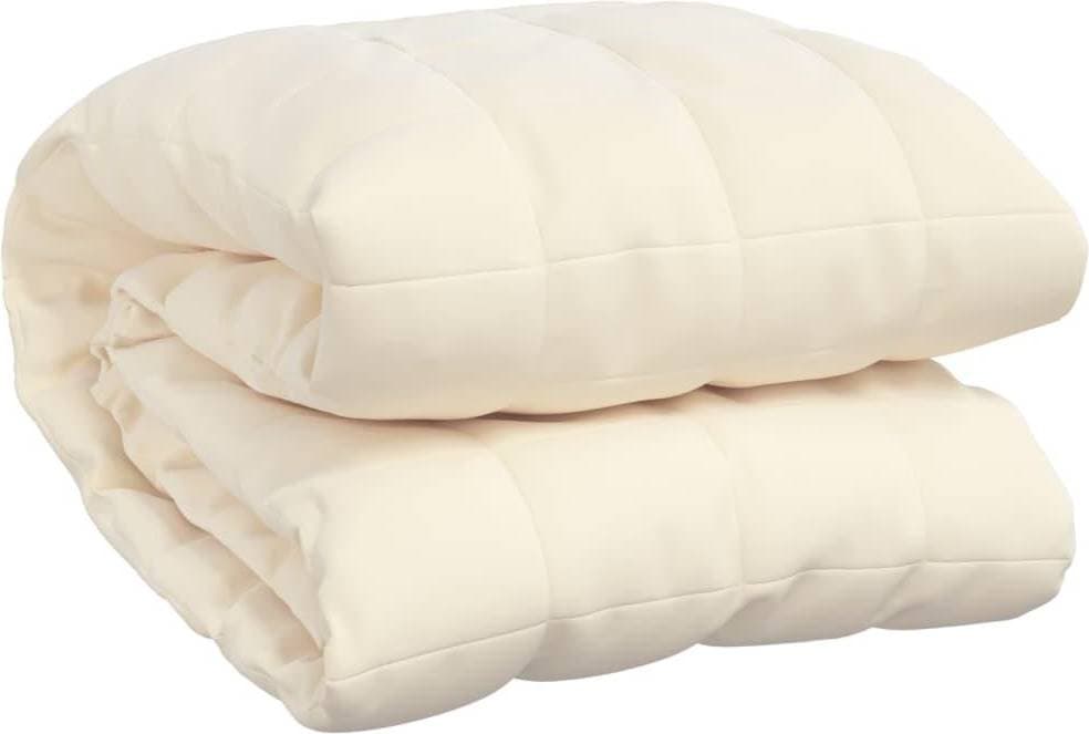 vidaXL 350811 Tyngdtäcke 11kg Beige (200x150cm)
