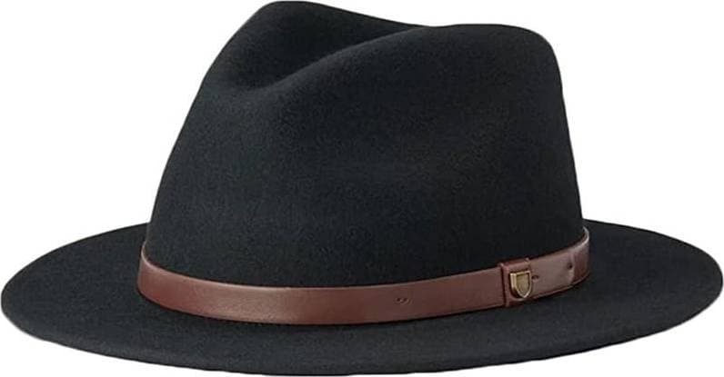 Brixton Messer Fedora Hat - Black