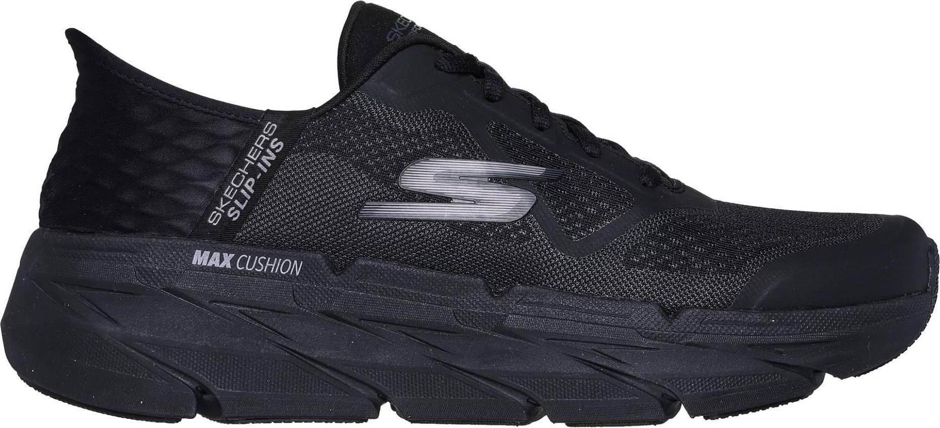 Skechers Max Cushioning Slip-Ins Atletisk Workout Löpning Promenadskor - Svart