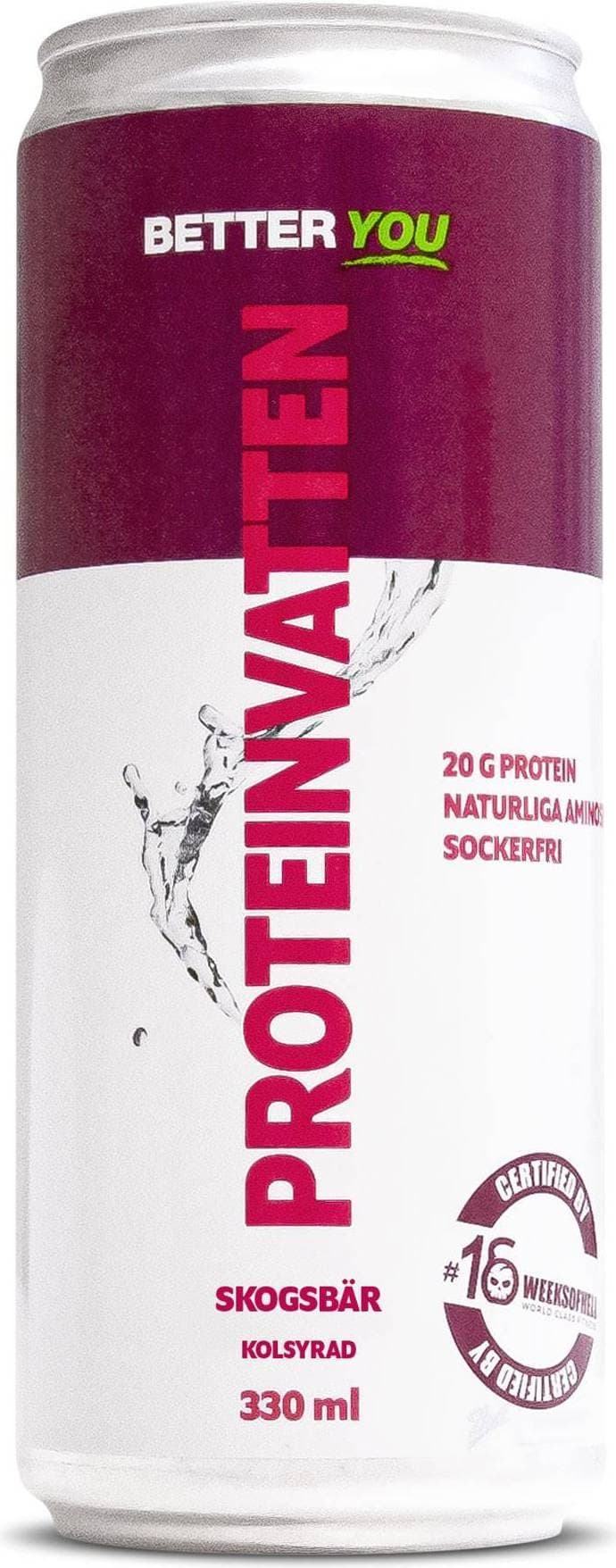 Better You Proteinvatten Skogsbär 330ml 1 st