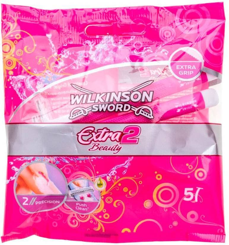 Wilkinson Sword Extra 2 Beauty Engångshyvel För kvinnor 5 st