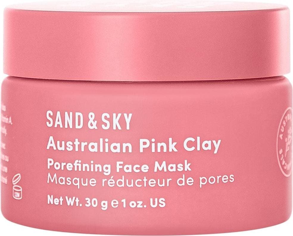 Sand & Sky Australian Pink Clay Porefining Face Mask 30g