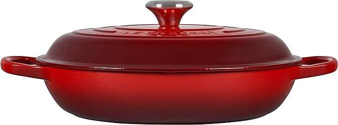 Le Creuset Cerise Signature Cast Iron Round med lock 3.2 L 30 cm