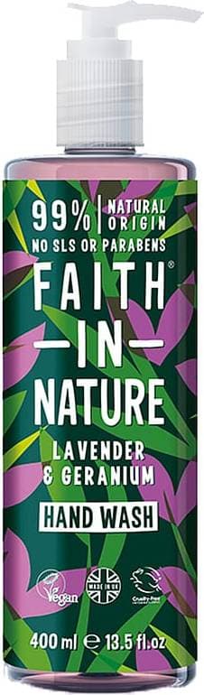 Faith in Nature Lavender & Geranium Hand Wash Tvål 400ml