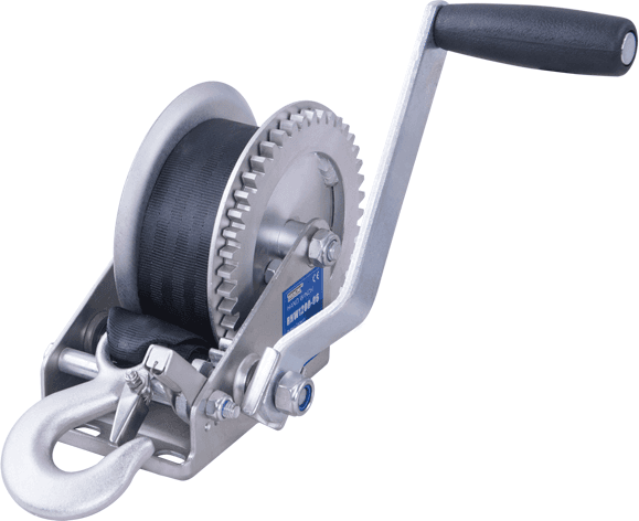 Rock Trailervinsch 545 kg Inklusive 8 m Band Med Krok