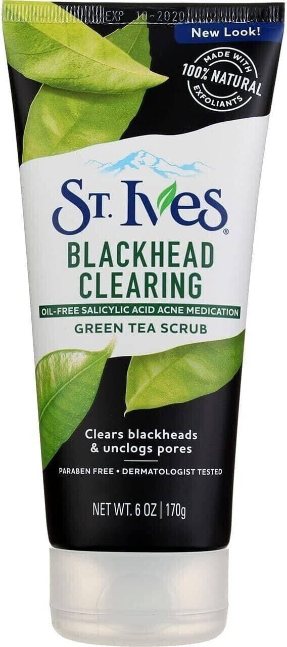 St. Ives Blackhead Clearing Green Tea & Bamboo Scrub 170g