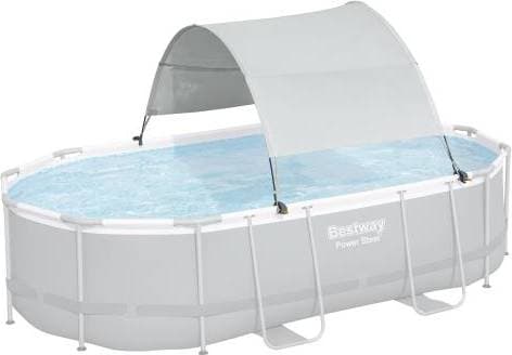 Bestway Ground Pool Canopy White Sunshade Swimming Pool