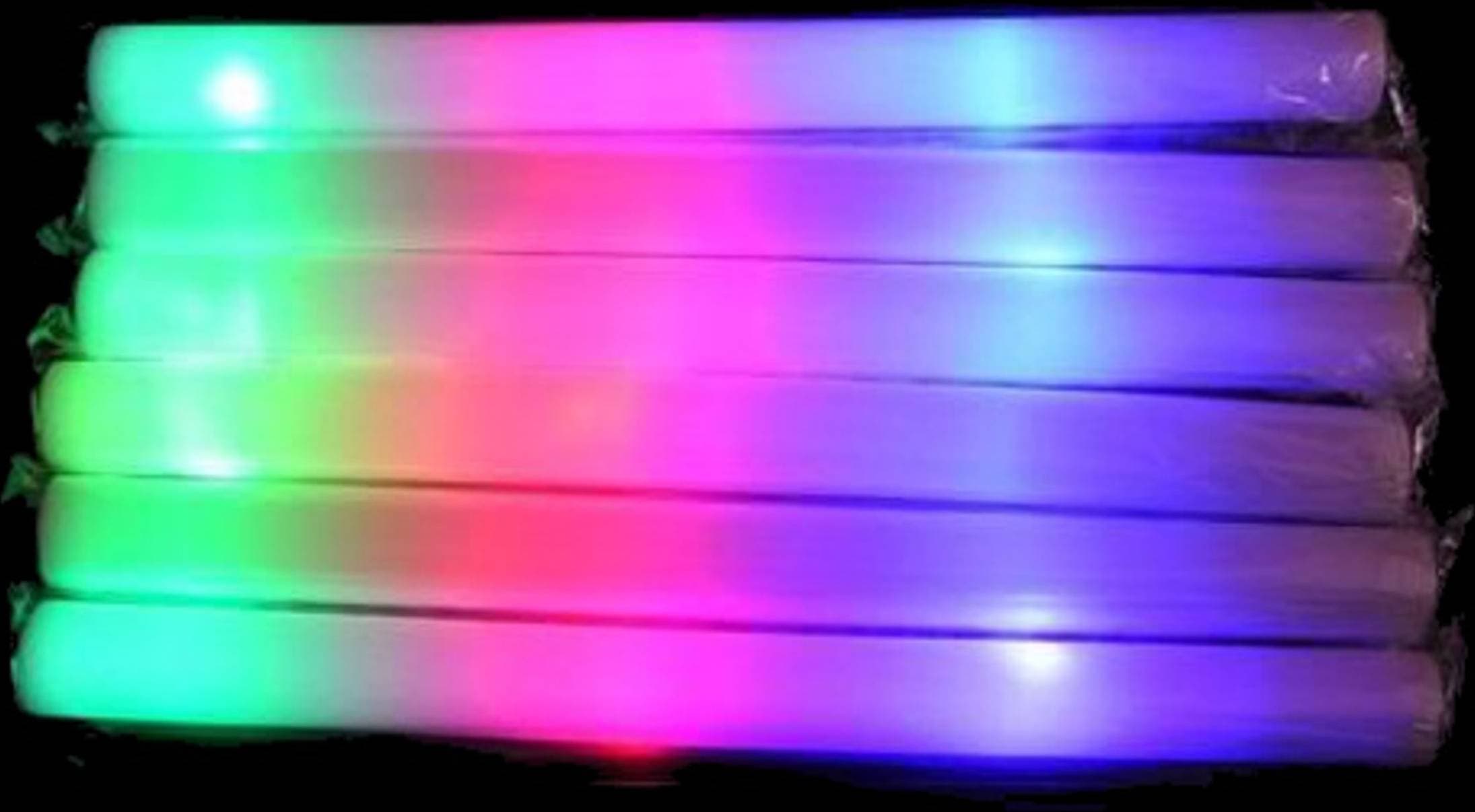 LED Skumstavar 10-pack