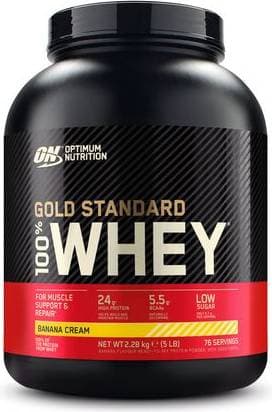 Optimum Nutrition Gold Standard 100% Whey Banana Cream 2.27kg