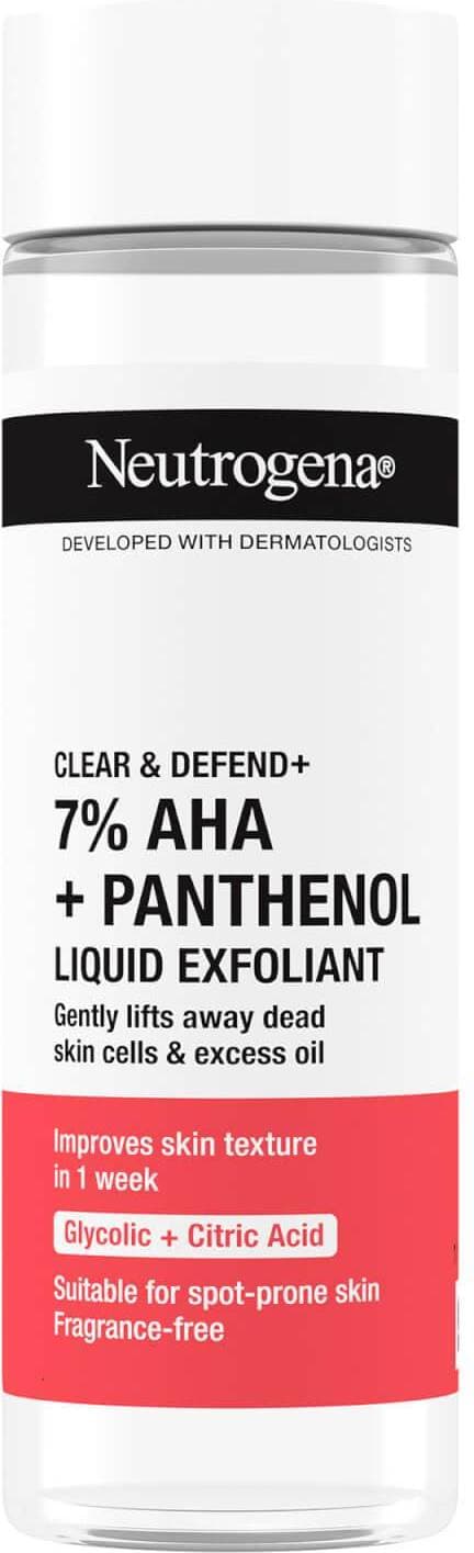 Neutrogena Clear & Defend+ 7% AHA + Panthenol Liquid Exfoliant 125ml