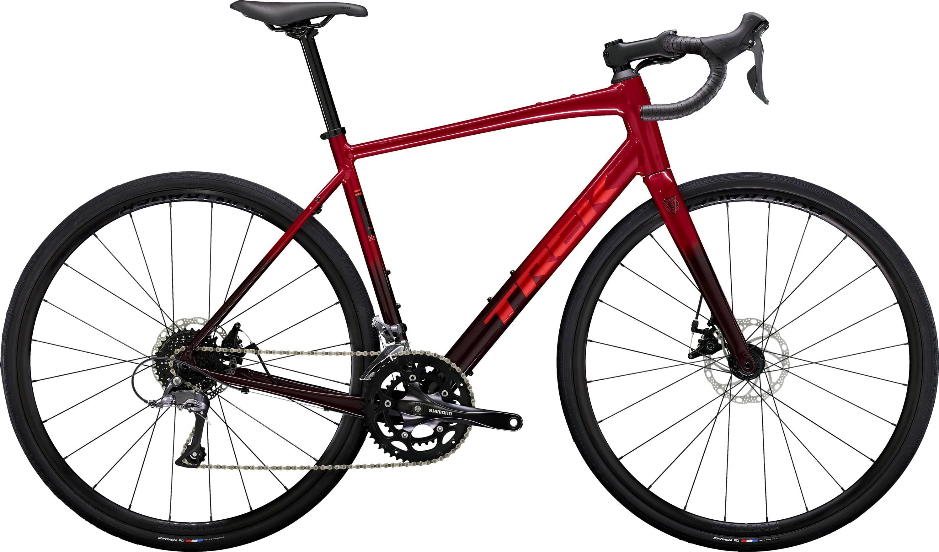 Trek Racer Domane AL 2 Gen 4 2024 58cm - Crimson To Dark Carmine Fade Unisex