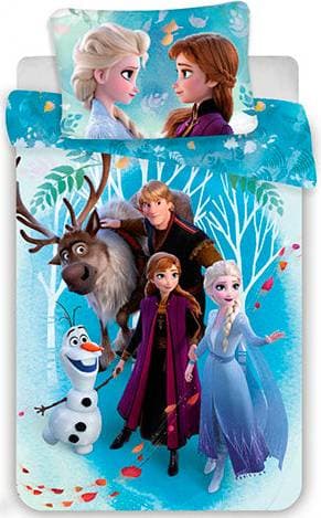 Disney Frozen Sängkläder bebisar, % Elsa Anna, påslakan örngott 100x135cm