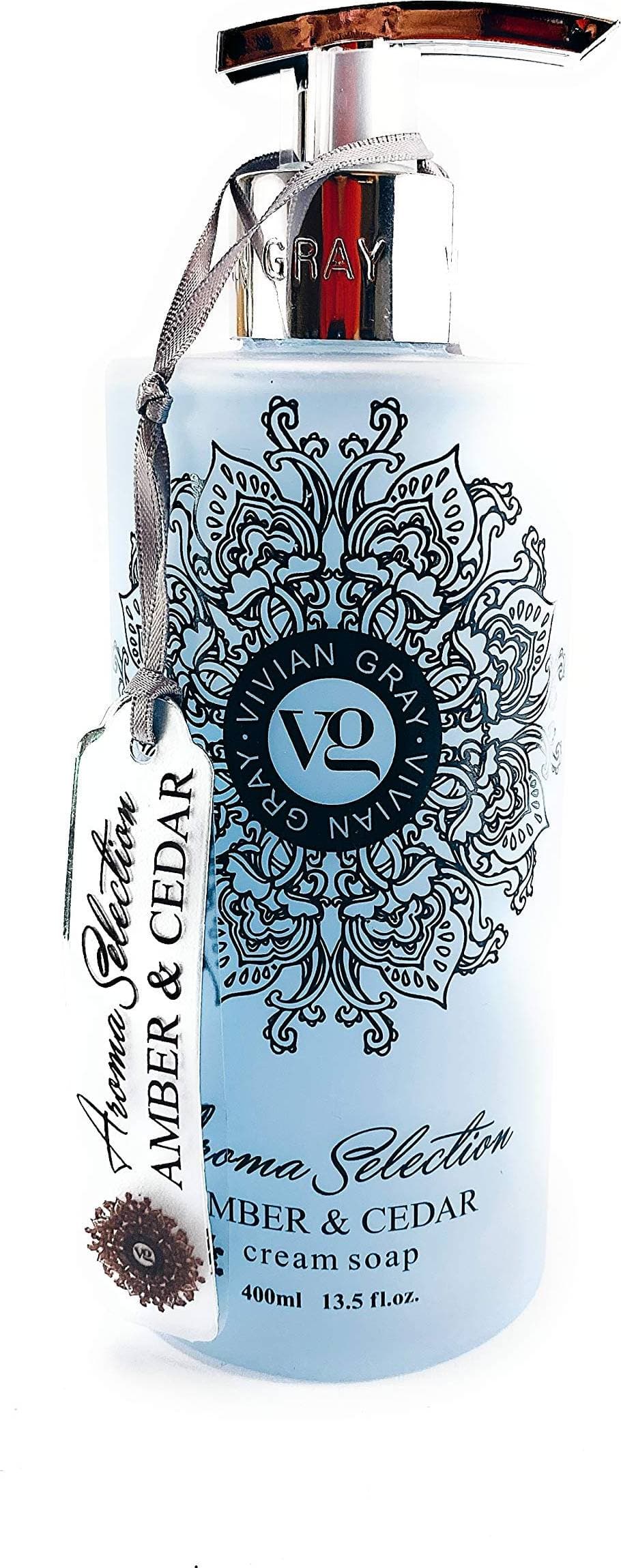 Vivian Gray Aroma Amber & Cedar Krämig flytande tvål 400ml