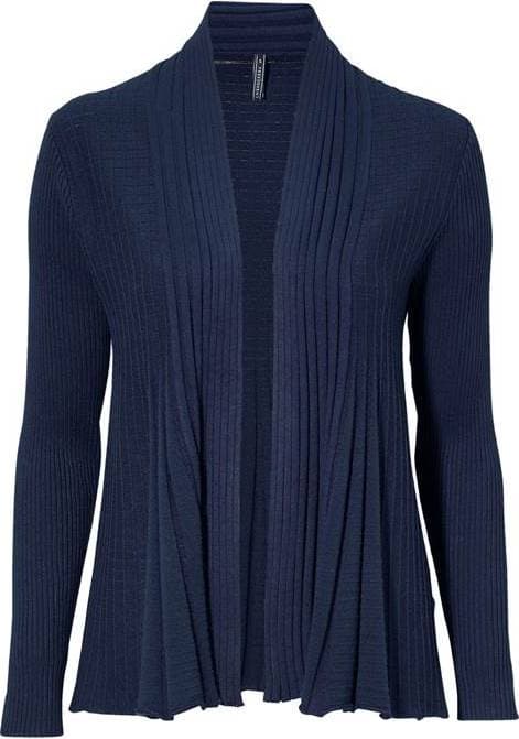 Freequent Claudisse Short Cardigan Dam Salute - Svart