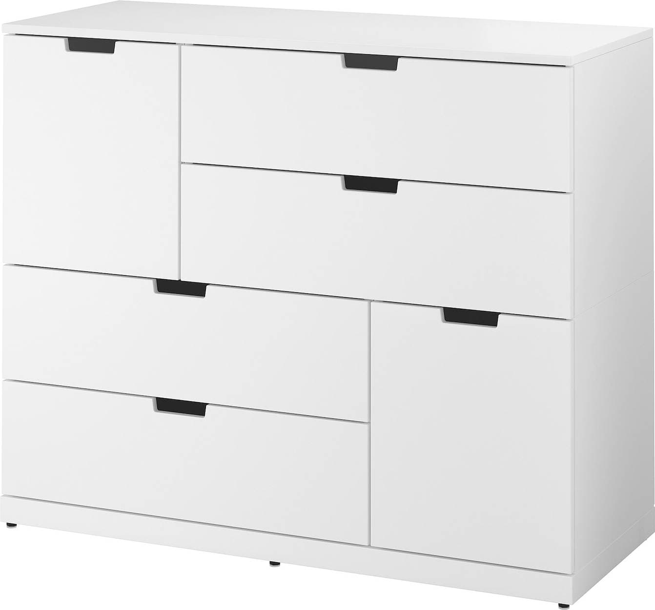 IKEA Nordli White Byrå 120x99cm