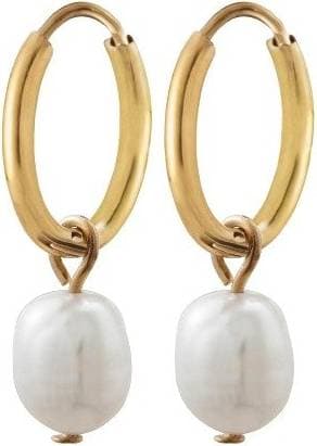 Edblad Perla Hoops - Gold/Pearls