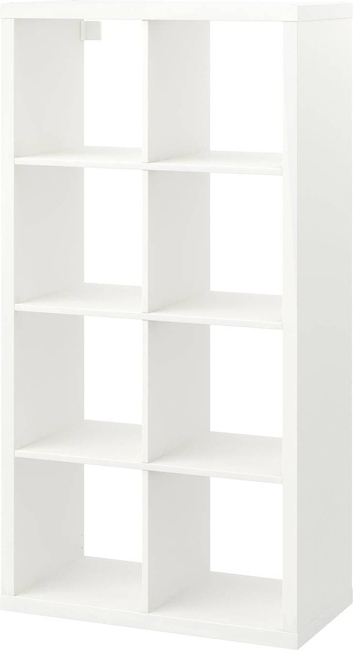 IKEA Kallax White Bokhylla 147cm