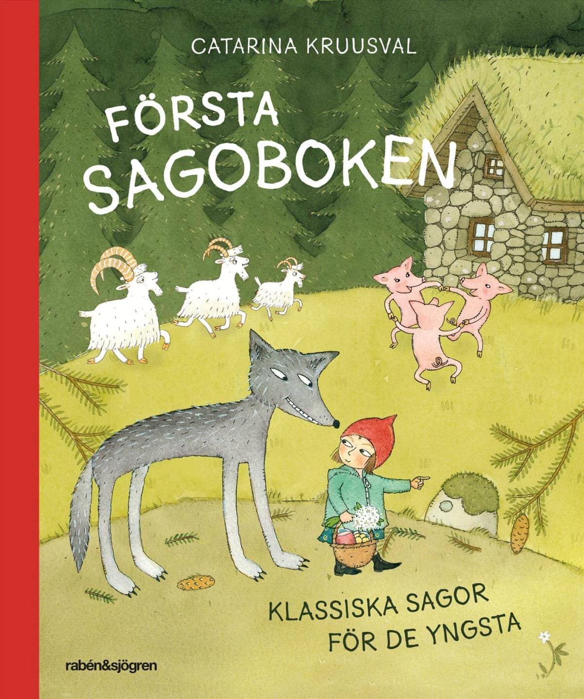 Första sagoboken klassiska sagor fö (Inbunden)