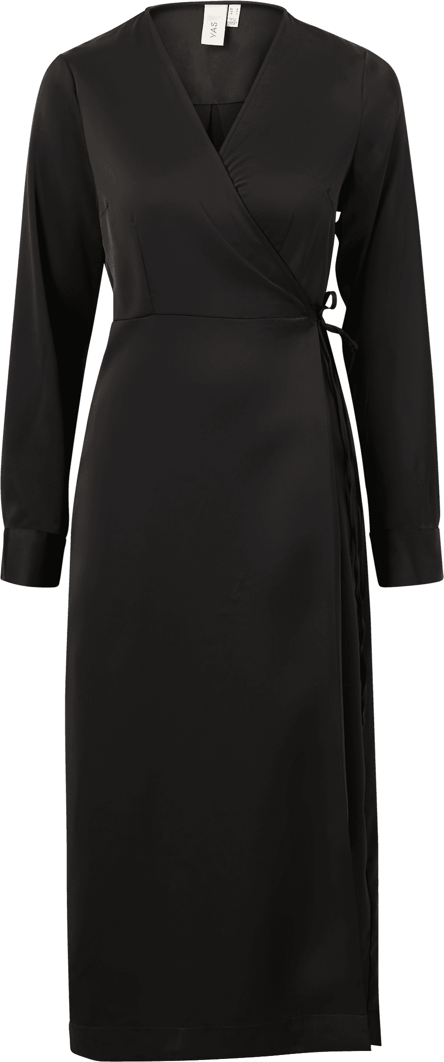Y.A.S Yaspella Wrap Dress - Black