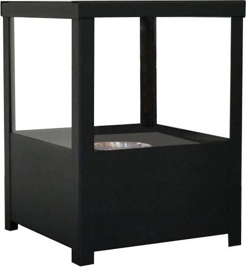 ScandiFlames Lanterna bordskamin för etanol svart Svart