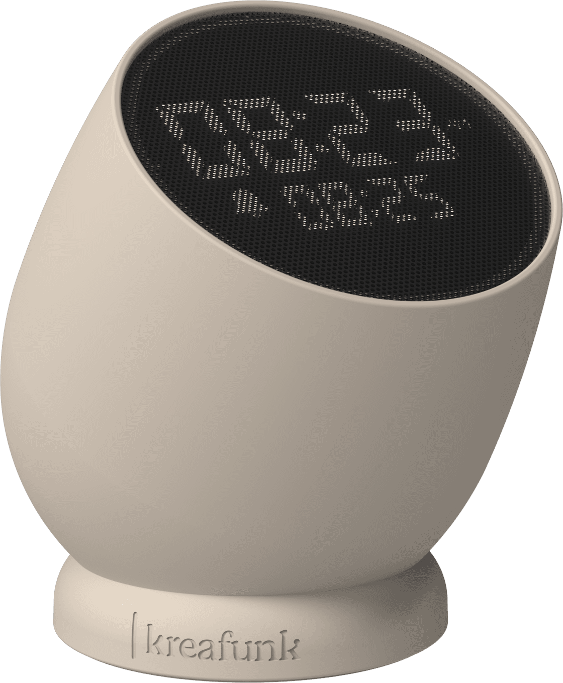 Kreafunk Bell Alarm Clock with sound Ivory Sand KFYI09